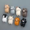 1 Мультяшный кот Креативный 3D Магнит на холодильник, Декоративный магнит на холодильник, Украшение для кухни и дома
