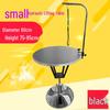Round Pet Grooming Table for Dogs & Cats – Adjustable Lift & Fixed Support