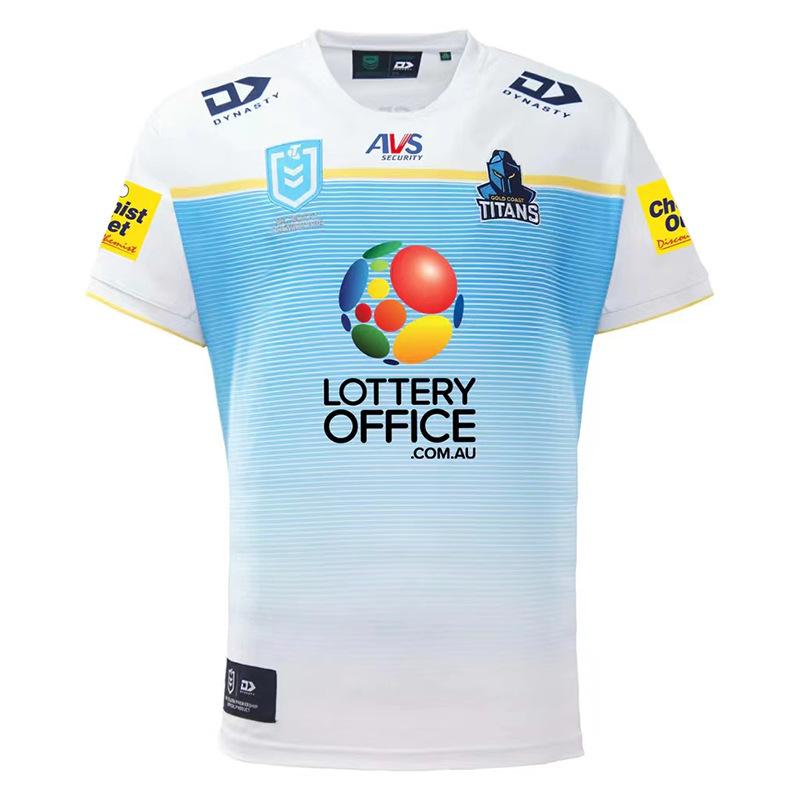 2024NRL Melbourne Rabbit Rooster Titans Main Guest Short Sleeve Rugby Clothes Rugby Jersey
