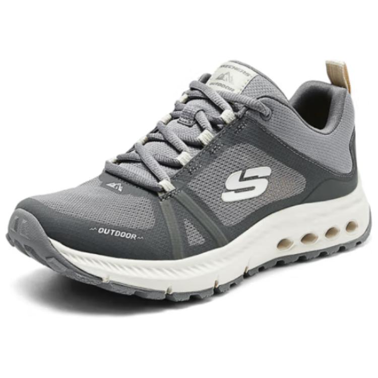 Skechers Женские уличные удобные универсальные дышащие поддерживающие с амортизацией низкие повседневные кроссовки для бега женские кроссовки Серый 180154-GRY