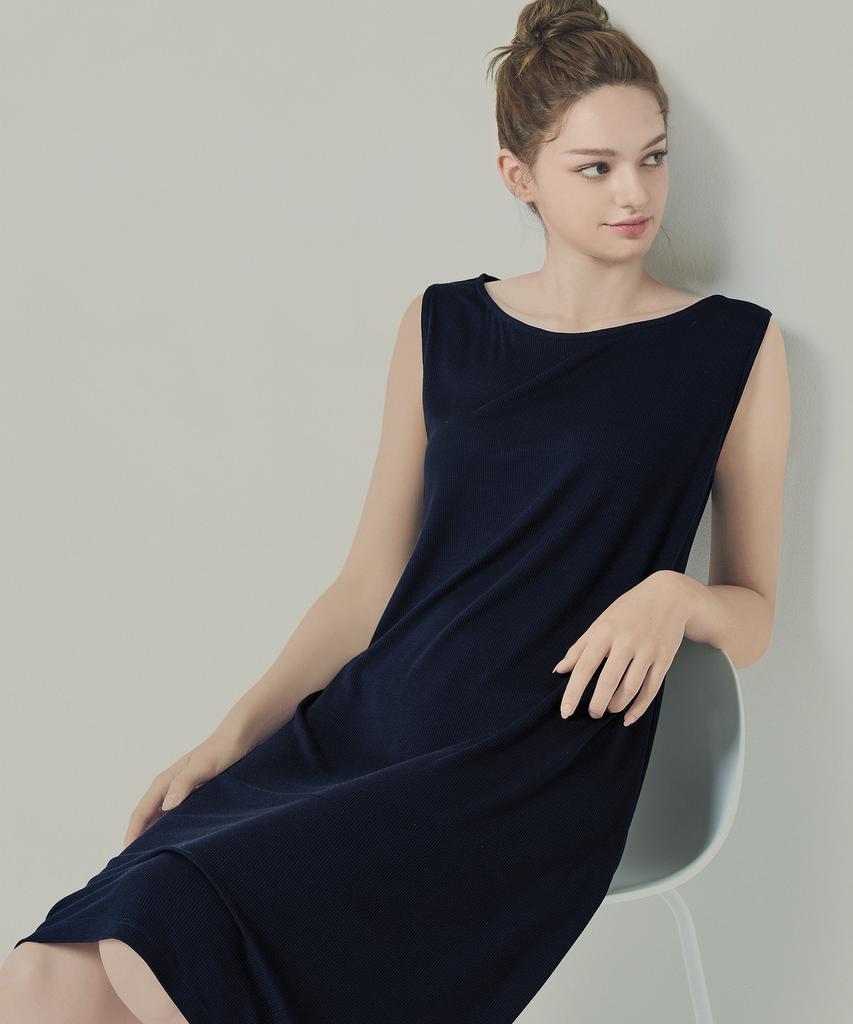 BYC Silky Boat Neck Dress