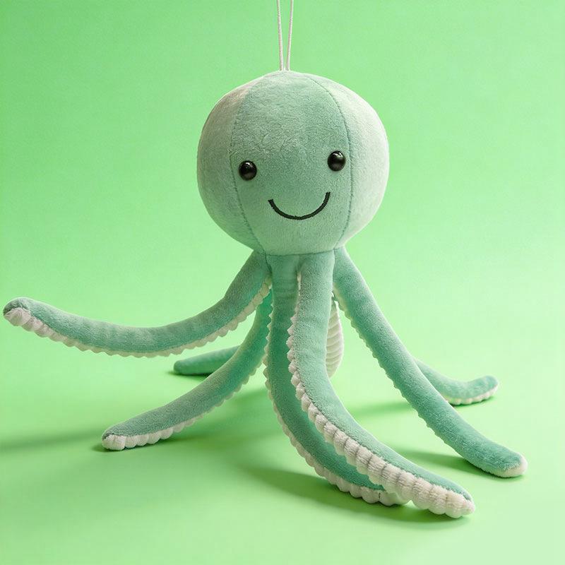 Cute Baby Octopus Plush Keychain Small Octopus Doll Kids Ocean Theme Gift Bag Pendant Decoration