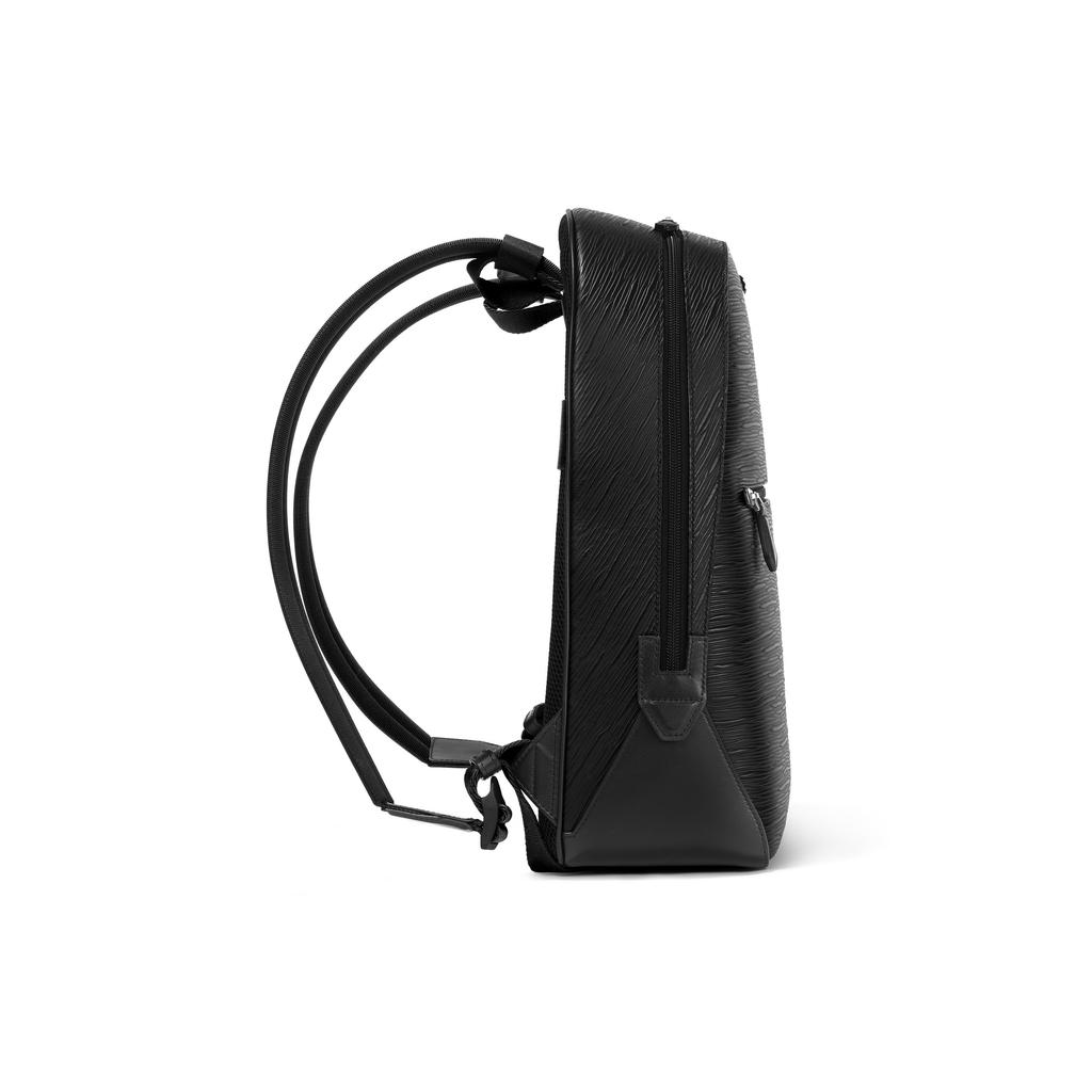 Montblanc 4810 Series Adjustable Shoulder Strap Zipper Closure Backpack Unisex backpack Black 130914