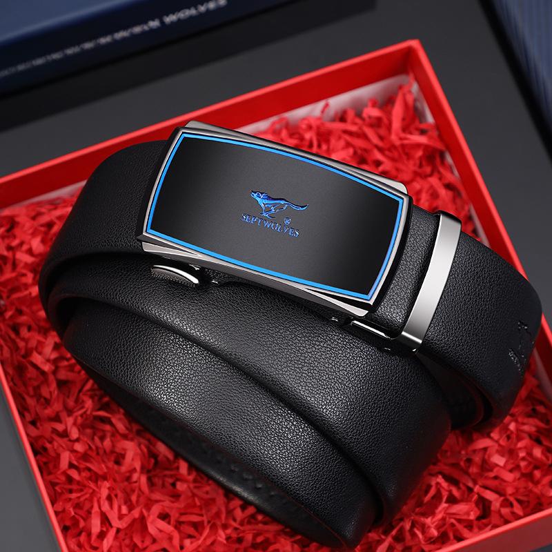 Men's Belt High End Business Automatic Buckle Belt Gift Gift Belt