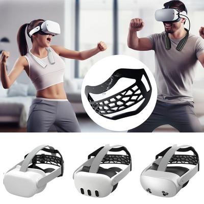 Ремешок на голову для Quest 3 Мягкий TPU Elite ремешок Задняя подушка VR аксессуары Для Meta Quest 2 / Vision Pro Снижение давления на голову Аксессуар