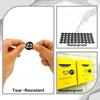 Consecutive Number Labels 1-50, 10 Sheets Round Decals, 1 Inch Small Stickers fo