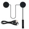 Motorcycle BT Headphones Outdoor Helmet Earphone Stereo Music and Voice Microphone Soft Cable