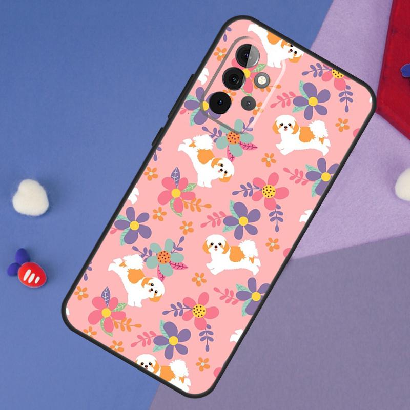 Чехол-мультяшный пес Ши-тцу Для Samsung Galaxy A53 A33 A13 A52 A32 A12 A51 A71 A54 A34 A14 A52S A21S Чехол