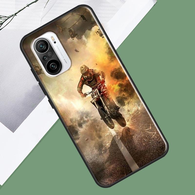 Спортивный чехол для мотоцикла Мотокросс Для Xiaomi 15 Ultra 13 14 13T 14T 15T Pro 17 Pro Max POCO X7 Pro F5 F6 X5 X6 F7