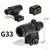 G33 G43 Прицел Фиксированный 3x 5x Увеличительное Стекло Прицел Голографический Прицел Прицел Красная Точка Быстрая Установка Прицел для Игрушечного Оружия