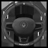 Накладка на руль автомобиля из углеродного волокна для Renault Scenic Clio Laguna 2 3 4 5 Kangoo Fluence Megane Trafic Talisman Twingo Kaptur