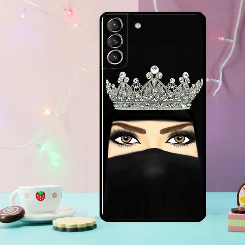 Исламский Арабский Хиджаб Девушка Чехол для Телефона Для Samsung Galaxy S24 S25 Ultra S21 S22 S23 Ultra S9 S10 S20 Plus S25 FE Чехол
