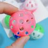 10 шт., игрушка для кошек, красочные полые катящиеся колокольчики, мяч, игрушка для кошек, клетка для жевания кошек, забавные сферические игрушки, товары для домашних животных и кошек