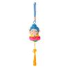 Soft Lotus Little Buddha Plush Figure With Keyring For Bag And Car Decoration