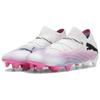 Puma Женские кроссовки Future Ultimate 7 FG AG Phenomenal Pack Белый Черный Ядовитый-Розовый 107701-01