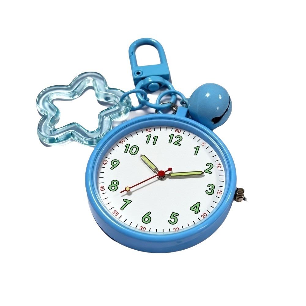 Mini Pocket Watch Key Chain Easy Reading Time-Telling Wall Clock Decoration  Student