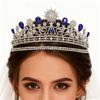 Bridal Crown Sunflower   Rhinestone Princess Crown for Women Bridal Wedding Prom Birthday Hair Accessories