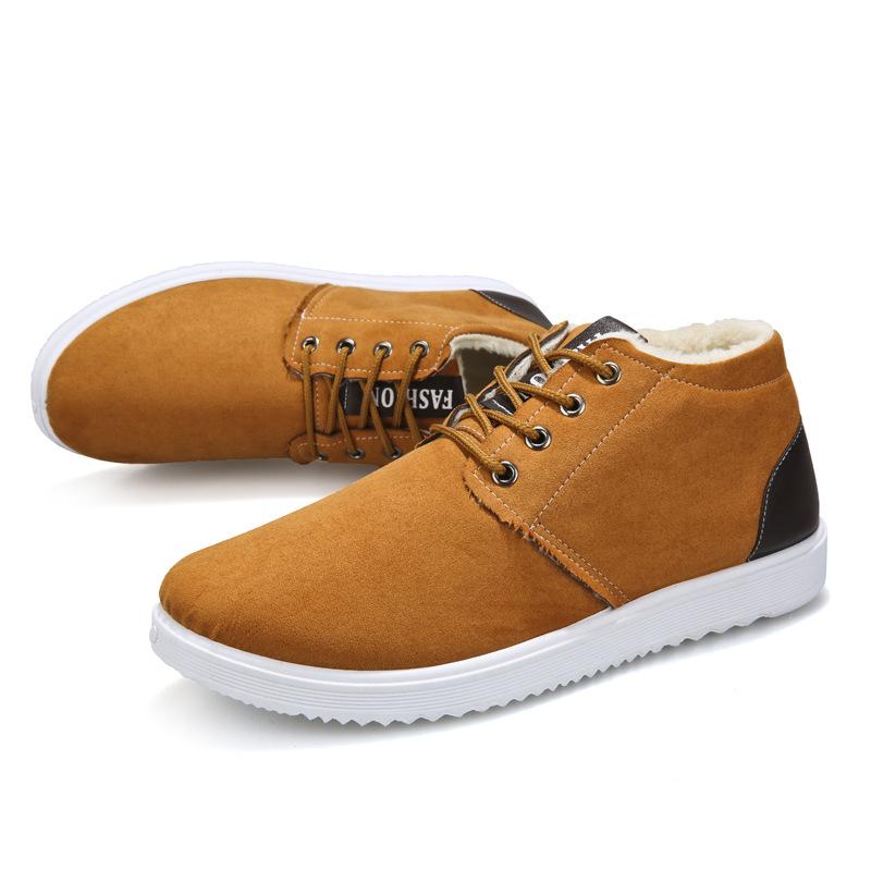 Мужские ботинки осень-зима Help Style Classic Plush Keep Warm Мужская повседневная обувь Мужские зимние ботинки размера Plus ghn78