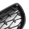 Front Kidney Grille Grill Fit BMW 2007-2010 E92 E93 328i 335i 2DR Meteor Black
