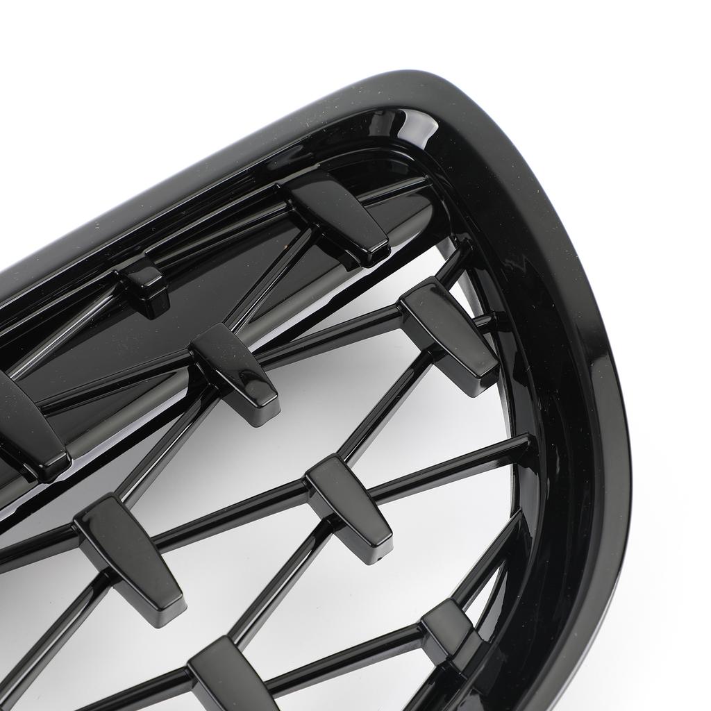 Front Kidney Grille Grill Fit BMW 2007-2010 E92 E93 328i 335i 2DR Meteor Black