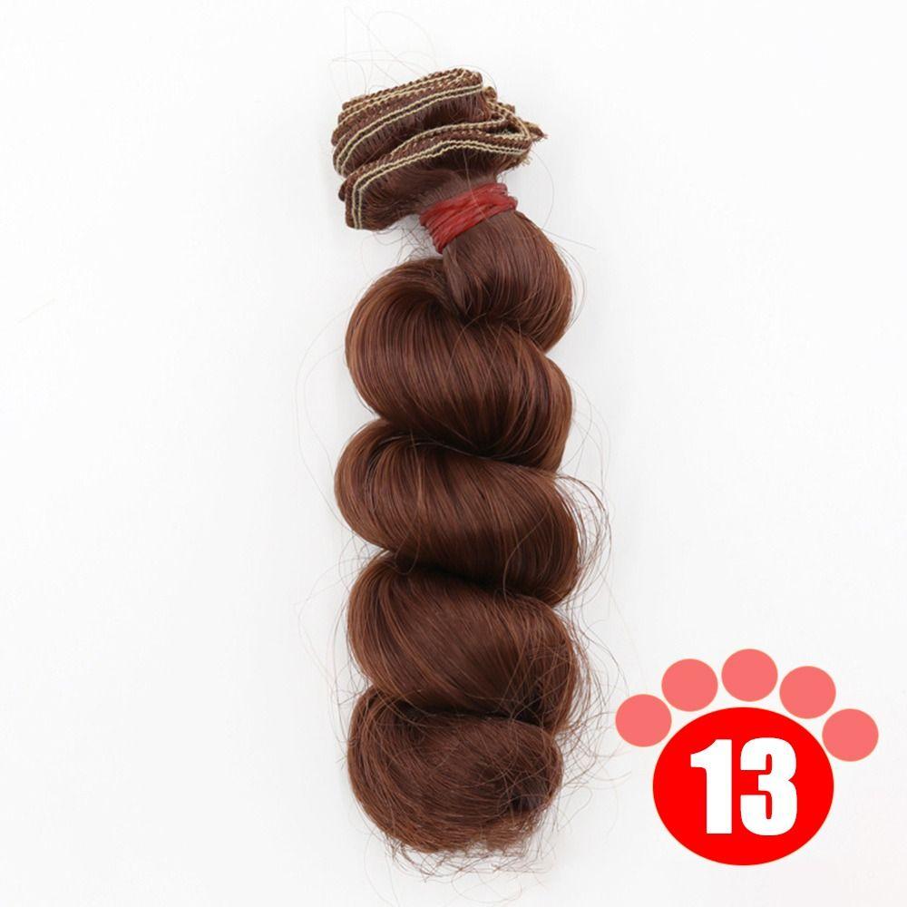 Красочные кудрявые парики из термостойкого волокна, парик для куклы, аксессуары для куклы для 1/3 1/4 1/6 SD/BJD