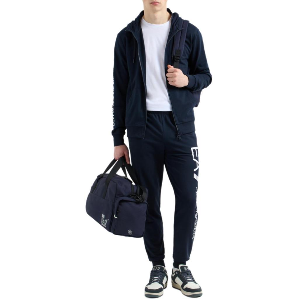 Emporio Armani logo-print zip-up hoodie 7M000568-AF13512-MB149