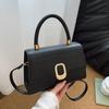 Women Casual Solid Color Lightweight Small Square Crossbody Shoulder Bag For Daily Commuting