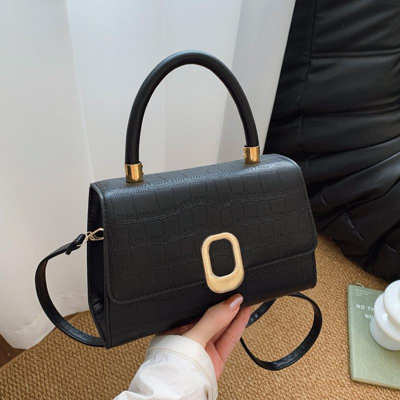 Women Casual Solid Color Lightweight Small Square Crossbody Shoulder Bag For Daily Commuting