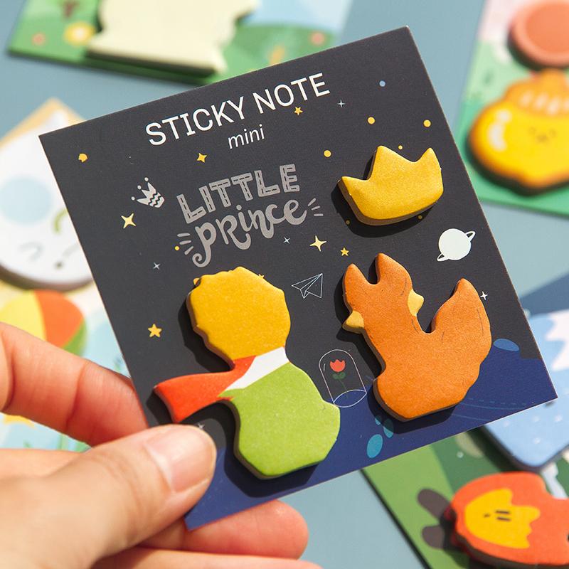 MOHAMM 90 Sheets Kawaii Korean Cartoon Shaped Sticky Notes for Message To Do List Journal Scrapbook Decoration