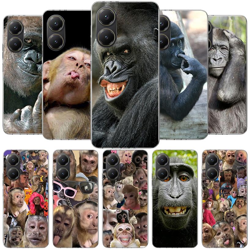 Monkey Memes Phone Case For Xiaomi Poco F7 Ultra X7 X6 X5 Pro M7 Redmi 15C 15 13C 13 12C 12 10C 10 9A 9C 9T 9 Shell Poco F7 Ultr