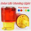 Solar Powered Emergency Warning Light 3 LED Warning Strobe Light Safety Signal Light Road Site