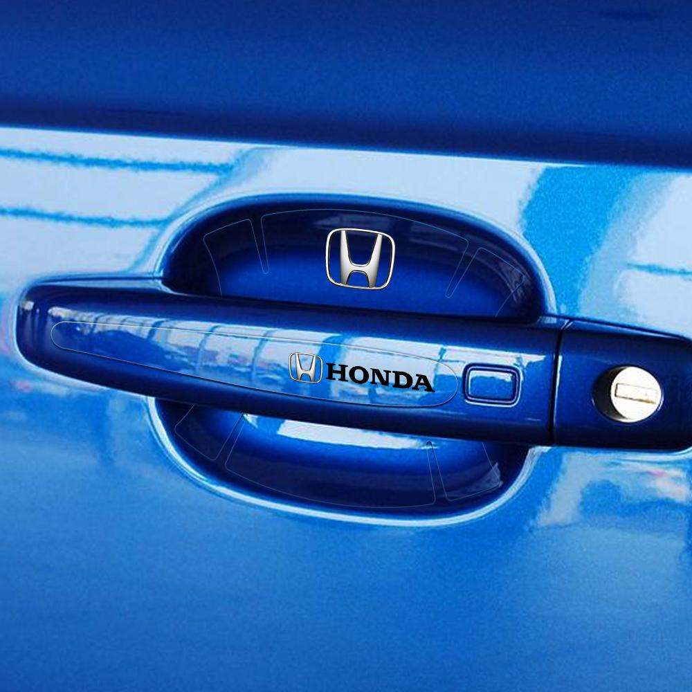 4/8 шт. Защитная наклейка на ручку двери автомобиля от царапин Для Honda Civic Accord Vezel Fit CRV City CRZ Jazz HRV Typer Odyssey