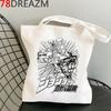 Сумка для покупок Jojo Bizarre Adventure, сумка-тоут для покупок, джутовая сумка bolsa, сумка-шоппер, сумка bolsas de tela, плетеная сумка Reciclaje Sac Cabas на заказ