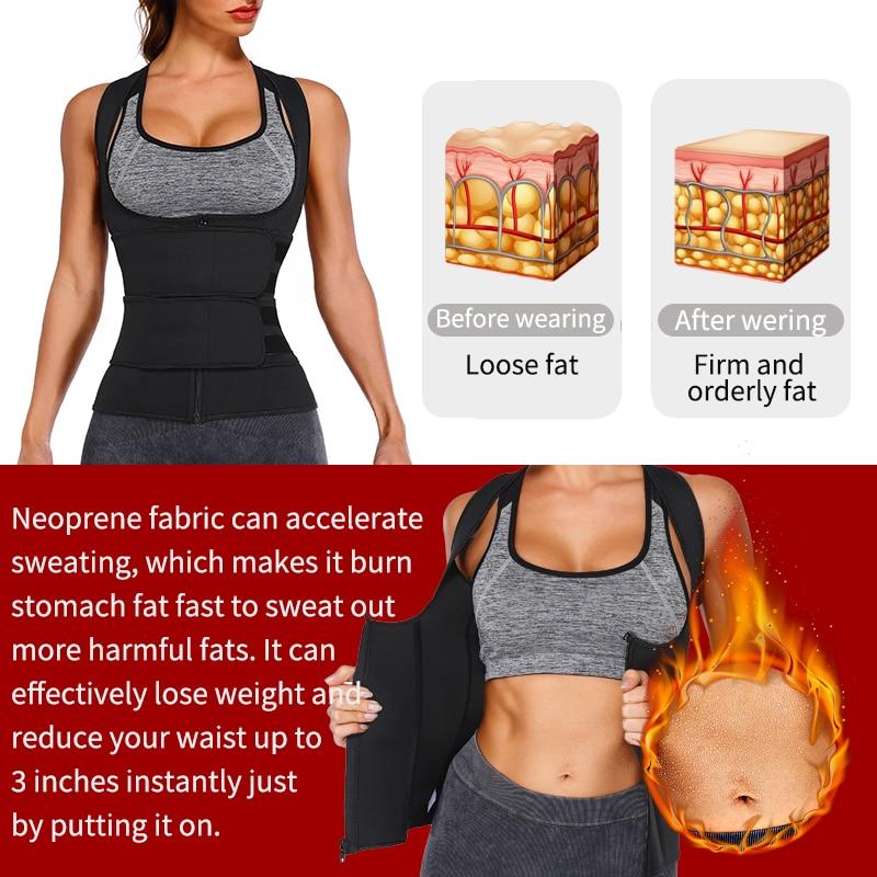 Для женщин сауна пот жилет талии Cincher Body Shaper живота Faja Shapewear неопрена талии тренер корсет