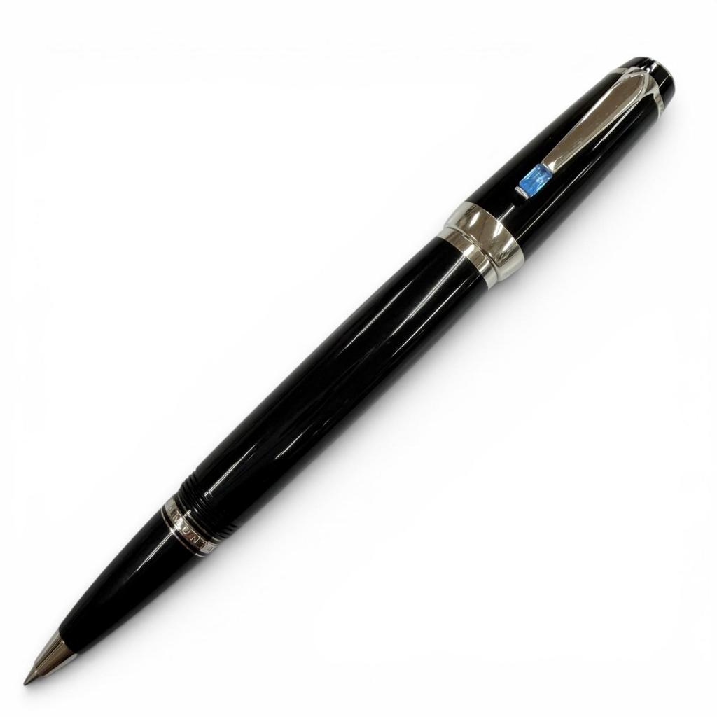 Отличная шариковая ручка MONTBLANC Boheme белая звезда черная Синий драгоценный камень мужская Б/У