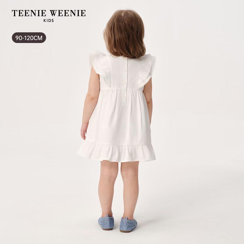 Teenie Weenie Платье-трапеция для девочки с рукавами-крылышками