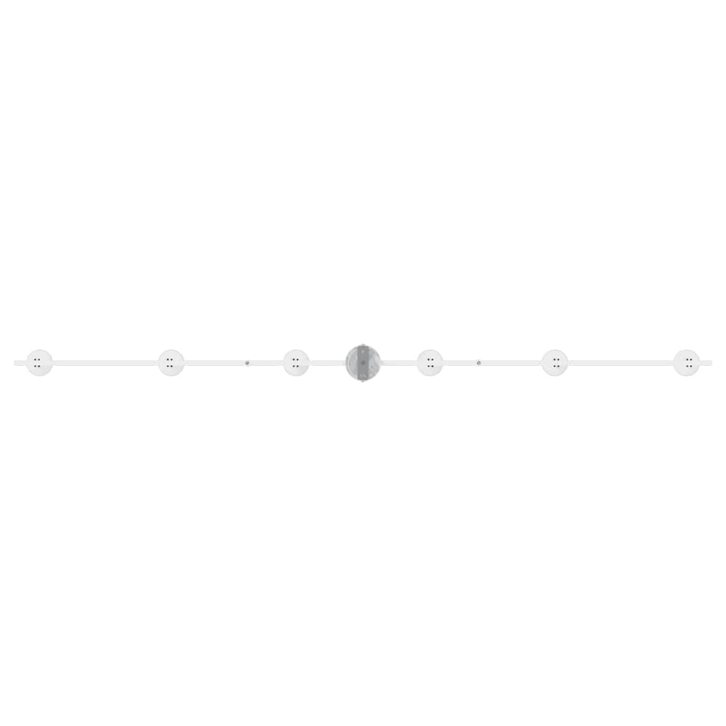 White Ceiling Spotlight with Adjustable Spotlights 176.5 x 12.5 x 13.5 cm Metal