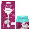 Бритва Gillette Venus Venus Olay Sugarberry Оригинальное планирование 2 сменных блока Выбрать 1 Бритва Sugarberry 4 упаковки