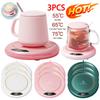 1-3PCS Intelligent Coffee Cup Heater with Thermostat Coaster and Gravity Switch - Perfect for  Coffee Tea Espresso Milk