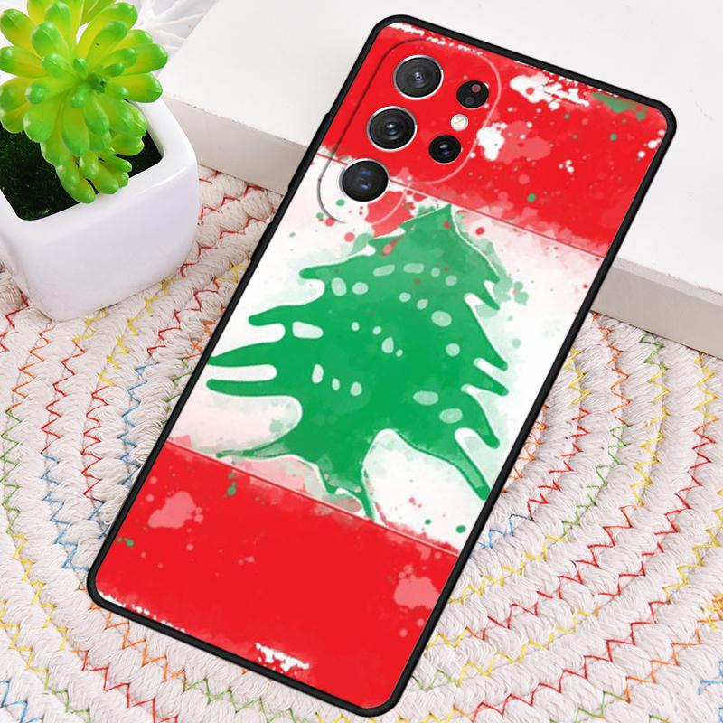 Силиконовый чехол для телефона с флагом Ливана для Samsung Galaxy note 10 pro S26 S25 S24 S23 S22 S21 Plus S25Ultra Capa Cover