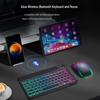 Светящийся беспроводной набор клавиатуры и мыши для iPad - Бесшумный Bluetooth, Портативный, Высокая ценность