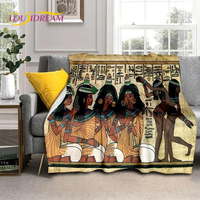 3D Фараон иероглифическая египетская мифология мягкие одеяла, сохраняющие тепло плед одеяло удобное для пикника кровати дивана дома спальни