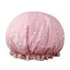 Double-Layer Kitchen Lady Light Oil Fume-Proof Cap Shower Cap Waterproof Adult Women Shower Bath Cap Shampoo Cap Cute Glitter