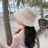Fisherman's Hat Children's Summer Versatile Sun Hat Face Cover Cotton and Linen Sunscreen Hat Popular Spring and Summer Curled Sun Hat