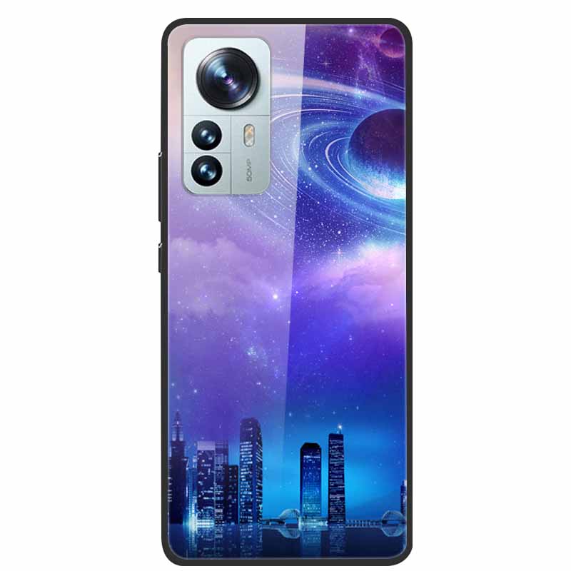 Чехол для Redmi Note 12S Закаленное Стекло Жесткая Задняя Крышка для Xiaomi Redmi Note 12 Note12 Pro 4G 5G Чехлы для Телефона Note12S 12 S 12Pro