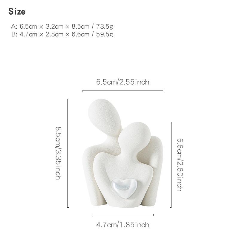 Керамическое украшение ручной работы Свадебный подарок Украшение для пары Керамическое украшение для свадебной комнаты Свадебный подарок на Танабату