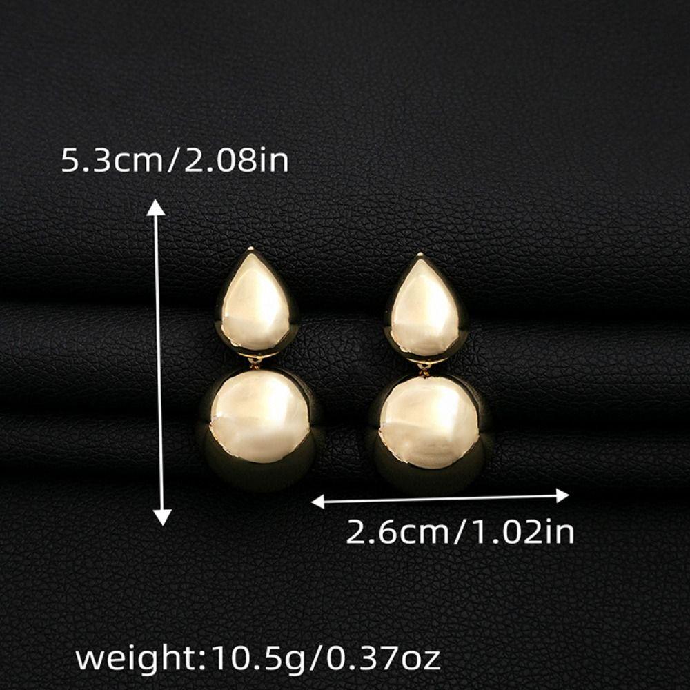 Irregular Teardrop Earrings Modern Design Oval Drop Earrings Geometric Earrings  Women