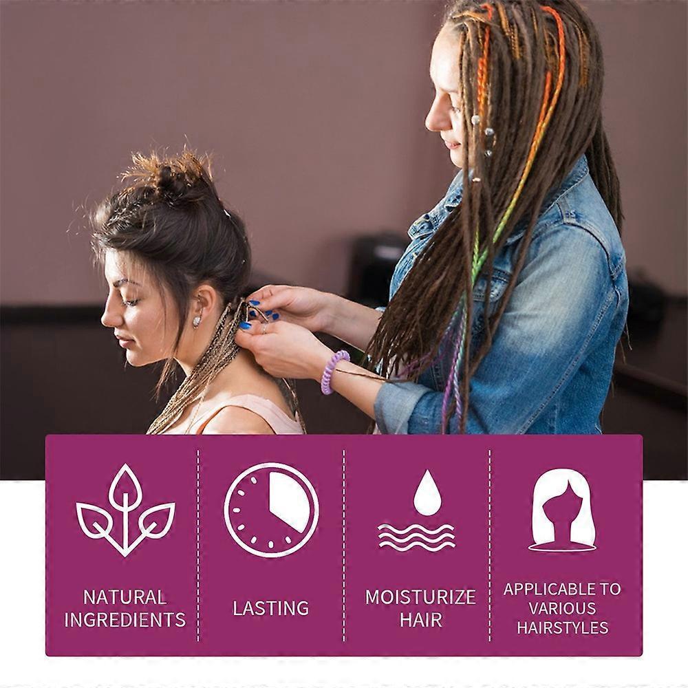 3X 100g Hold Styling Braiding Gel Natural Ingredients Hair Shaping Cream Edge Control Lasting Long Portable for All Hairstyles