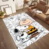 Snoopy Dreams In Colorful Land Square rugs are a great choice for living rooms, bedrooms, home décor, and as gifts.