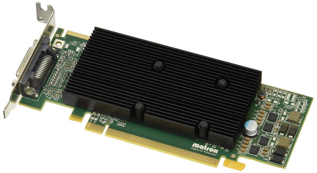 Matrox M9120 Plus LP PCIe x16 Graphics Card  J M9120512PEX16LP